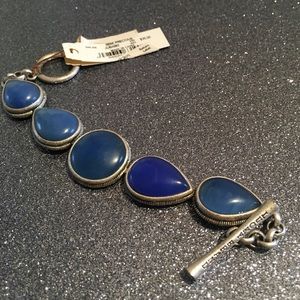 Lucky Brand ombré blue toggle bracelet